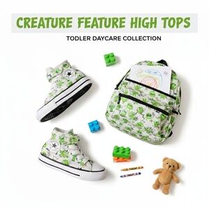 Converse Creature Feature High Tops Toddler Size 5 Canvas